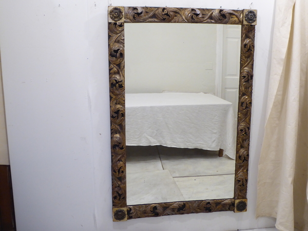 18th C Carved Spanish Mirror