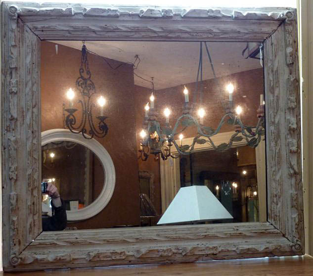 Spanish Style Carved Mirror