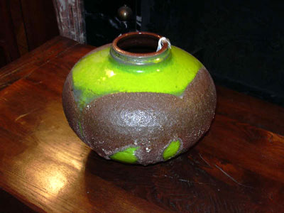 German pottery vase