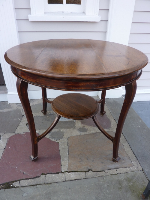 Vintage Round Game Table