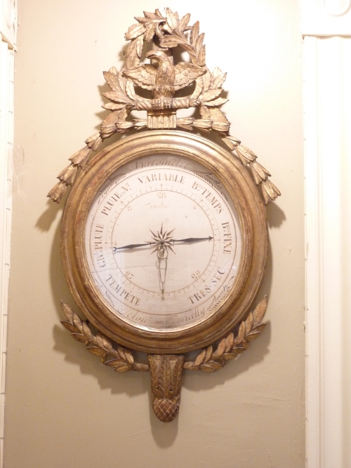 18th Century French Giltwood Barometer