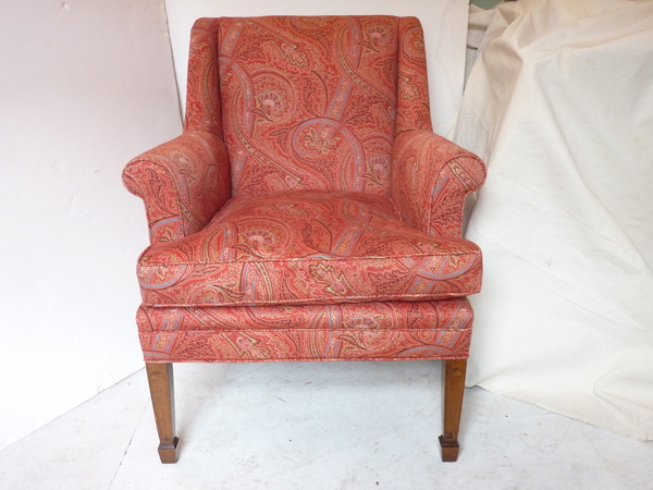 Paisley Upholstered Armchair