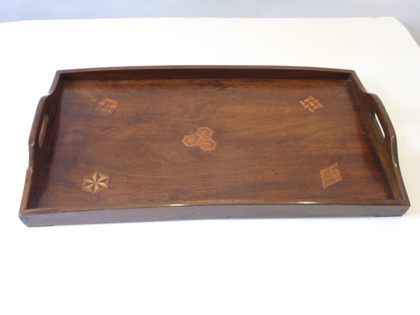 Japanese Inlay Wooden Tray