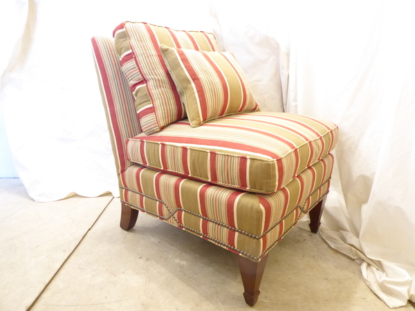 Upholstered Slipper Chair