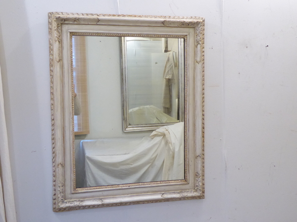 18th C Gesso Finish Mirror