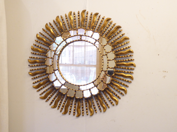 Mid Century Sunburst Mirror