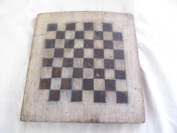 19th C American Folk Art Checkerboard