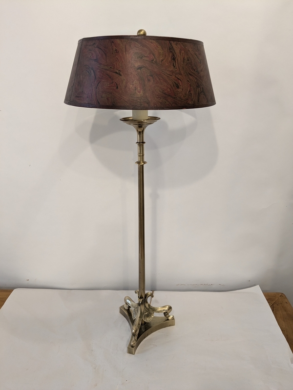 Tall Brass French Style Lamp