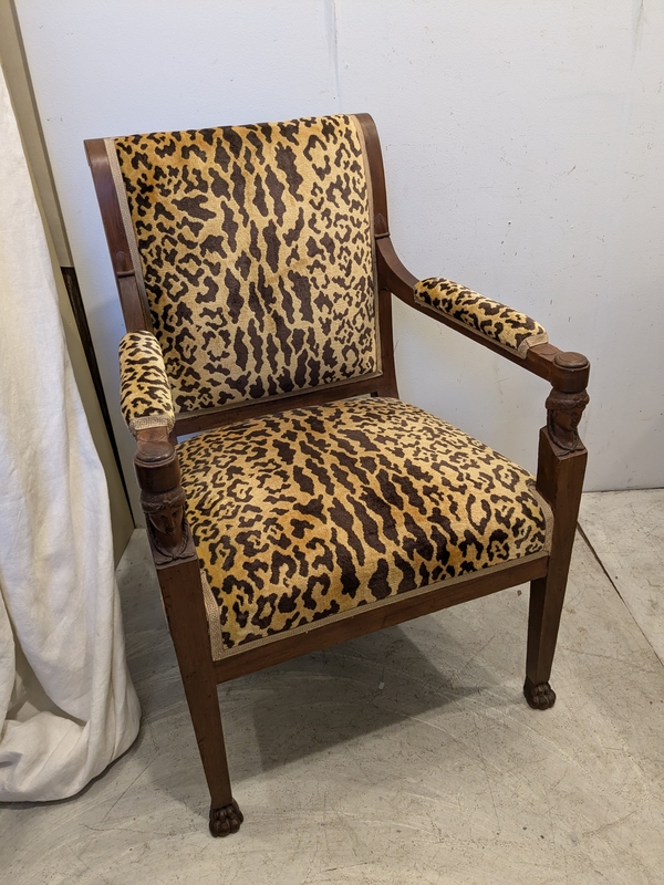 French Empire Fauteuil