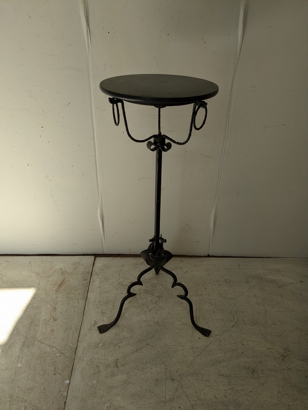 Marble Top Iron Stand