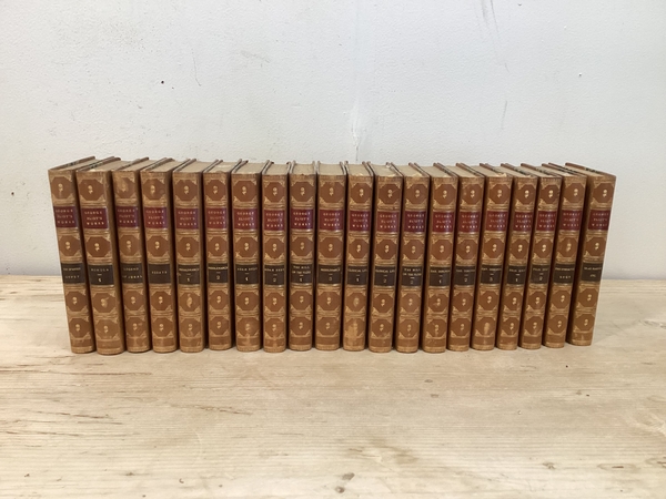 Collection Leather Bound Volumes of Geo Elliot