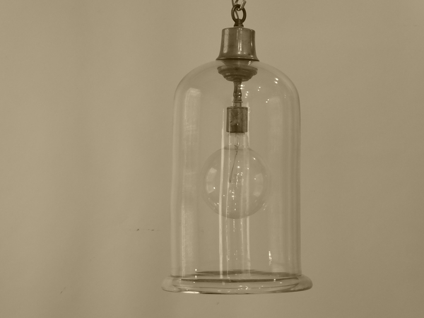 Antique French Cloche Light