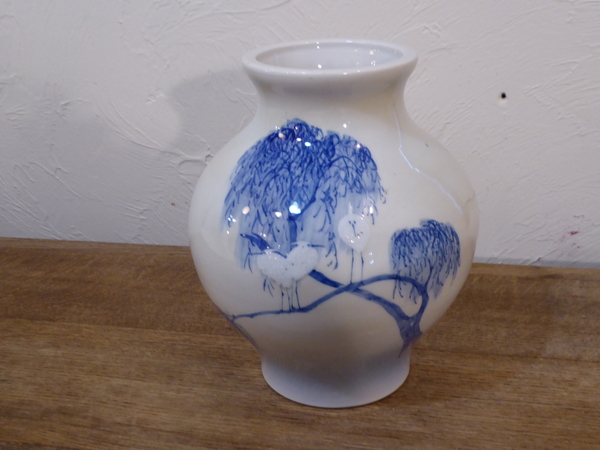 Antique Chinese Blue and White Vase