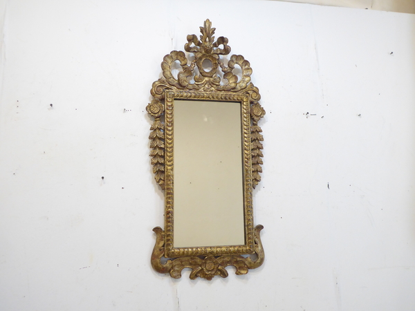 Antique Italian Giltwood Mirror