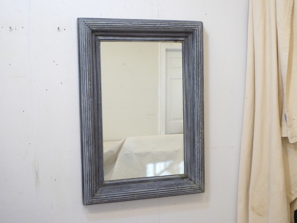 Faux Zinc Painted Mirror