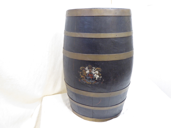 Antique English Barrel Container
