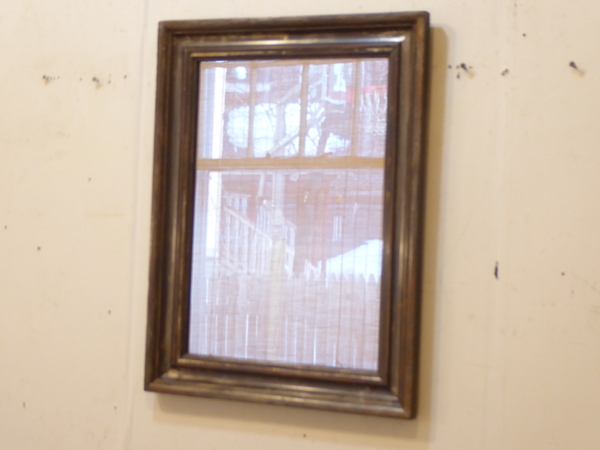 Pewter Tone Silver Mirror