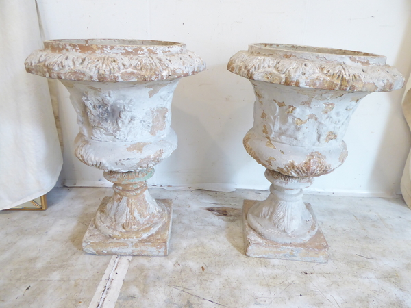 19th Century French Terracotta Urns