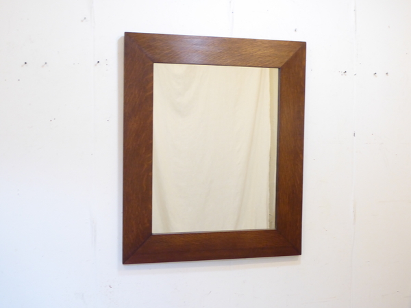 Modern Oak Mirror