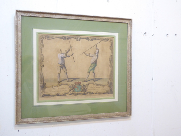 18th C English Print
