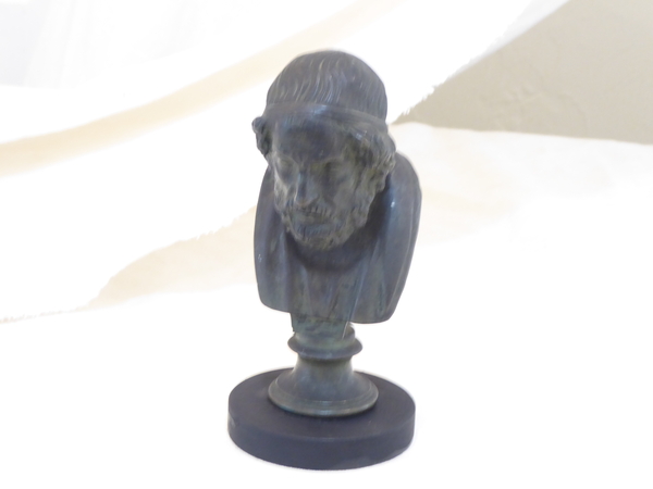 Grand Tour Bronze Bust of Homer