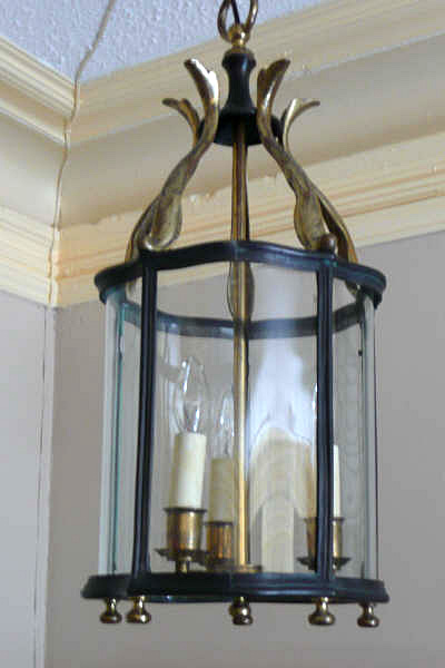 Antique English Bronze Lantern