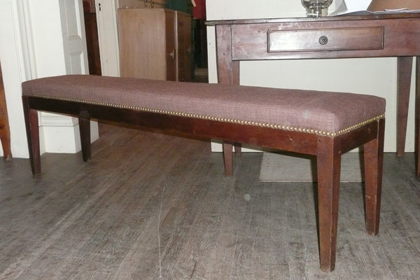 Backless Upholstered Bench